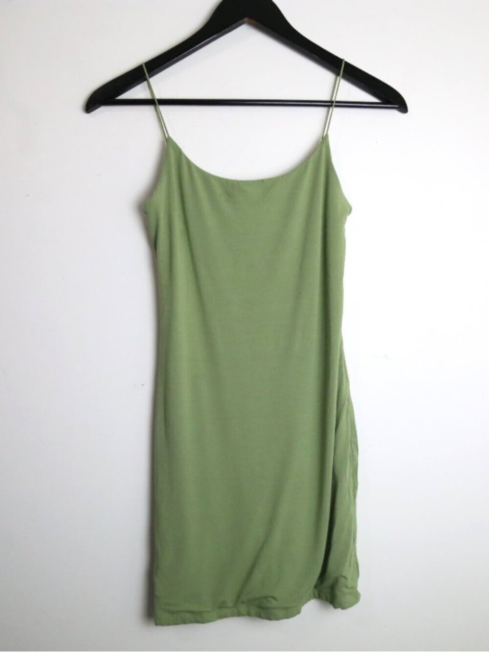 Aritzia Wilfred Free Roos Green Tank Mini Short Dress Size Small